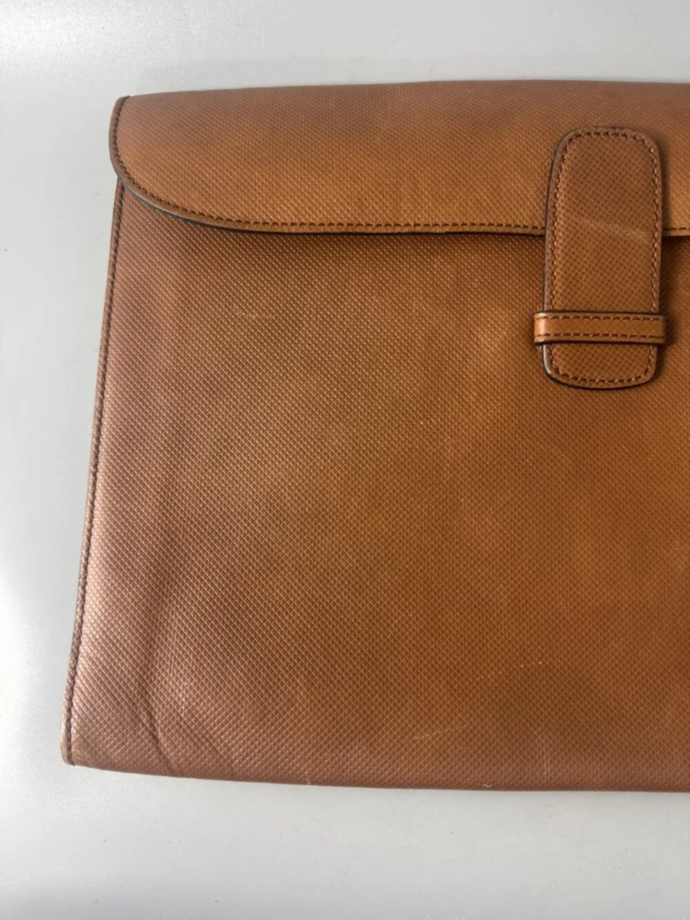 Authentic Vintage Bottega Veneta Brown Leather Portfolio
